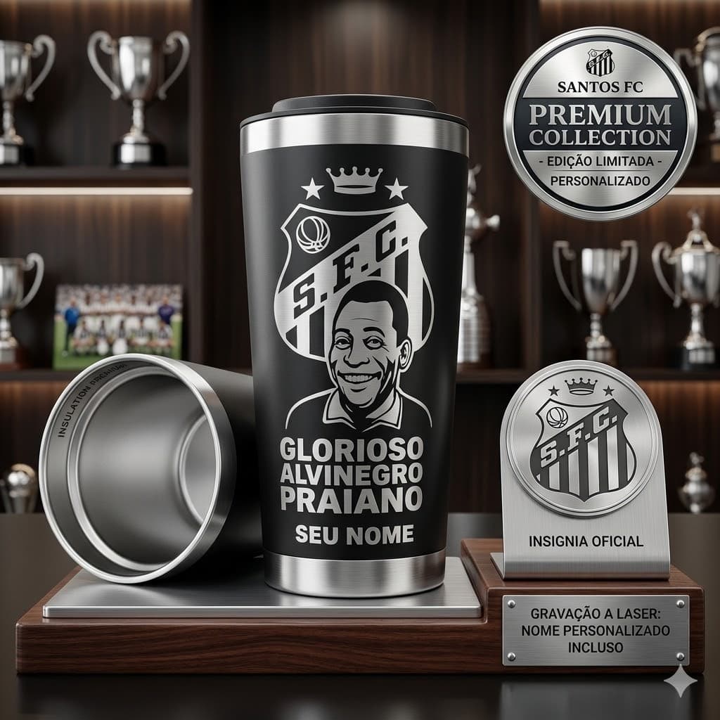 Copo Térmico Inox 473ml Personalizado com Tampa e Abridor – Gravação a Laser Exclusiva