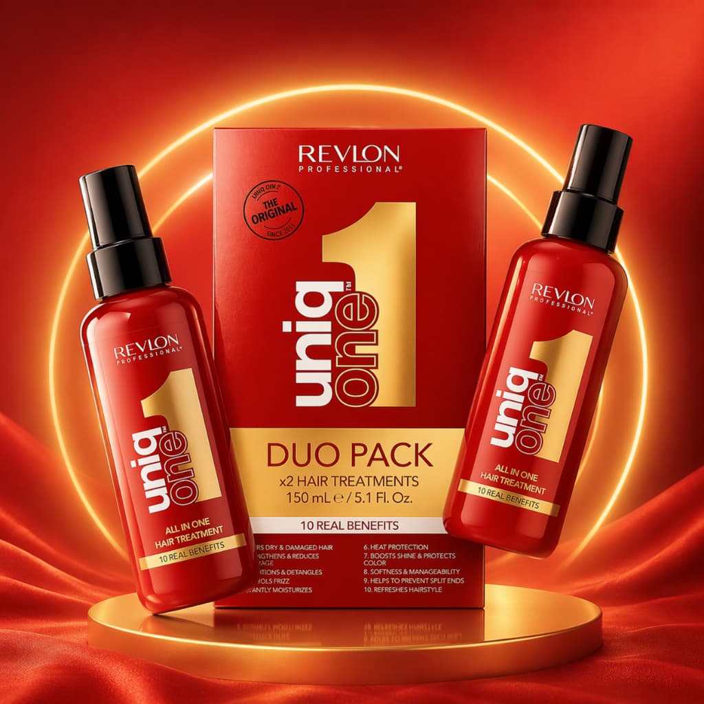 REVLON-  Uniq One Kit Duo 2x150ml Leave-in 10 em 1 Professional