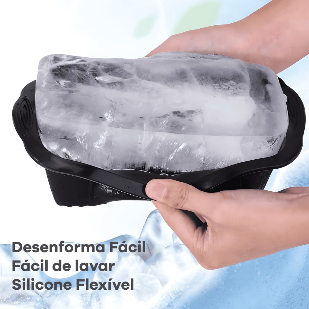 Forma De Gelo Grande Silicone Banho De Gelo Recuperação Muscular Spa