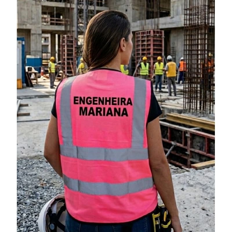 Colete de Segurança. REFLETIVO PERSONALIZADO/ADULTO E INFANTIL Colete de obra kids