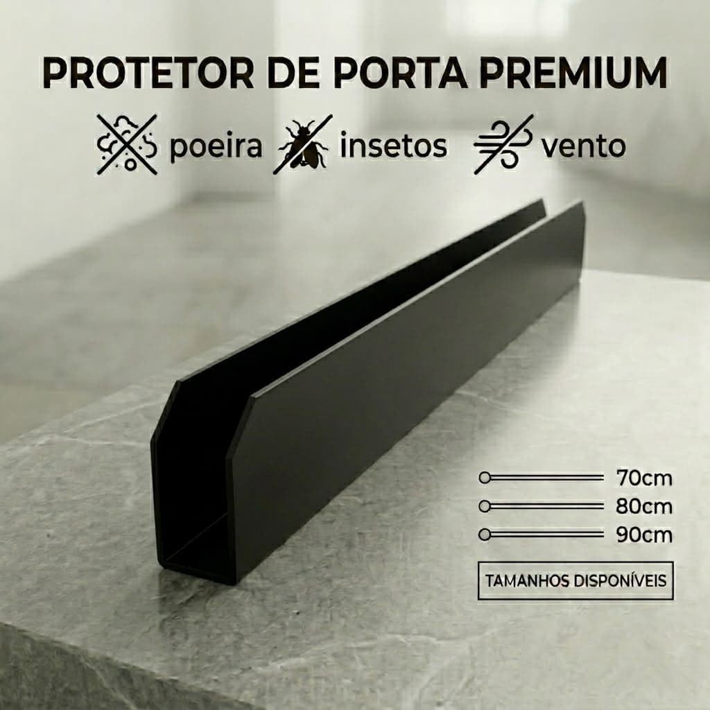 Protetor Saia De Porta facilit Anti Umidade Para Portas de Madeira