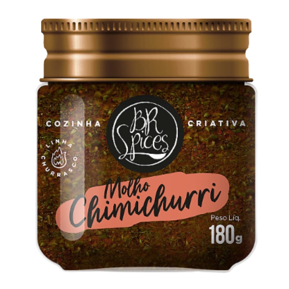 TEMPERO MOLHO CHIMICHURRI BR SPICES POTE 180G