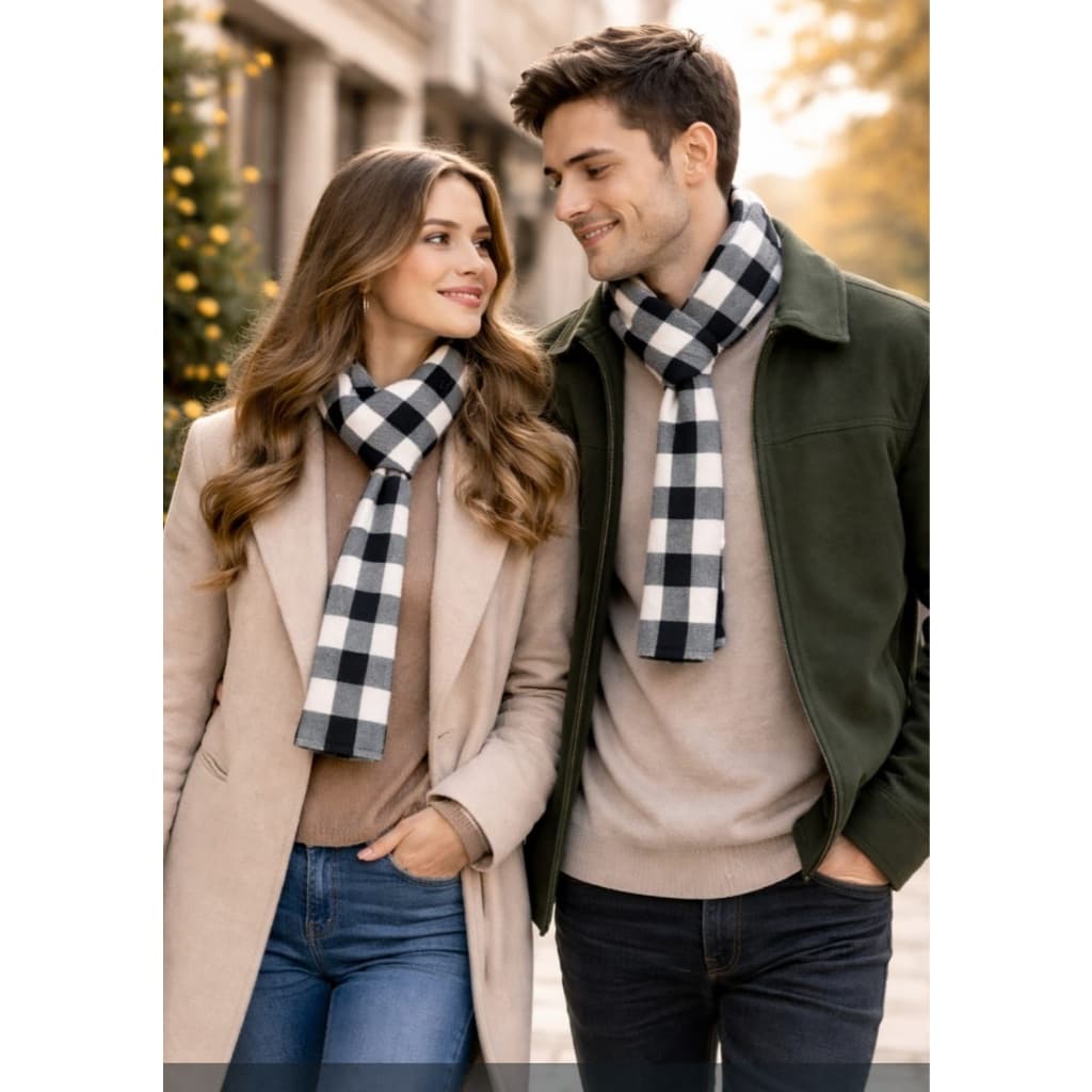 Cachecol Unissex Masculino/Feminino mod.Estreito – Quentinho, Estiloso e Atemporal