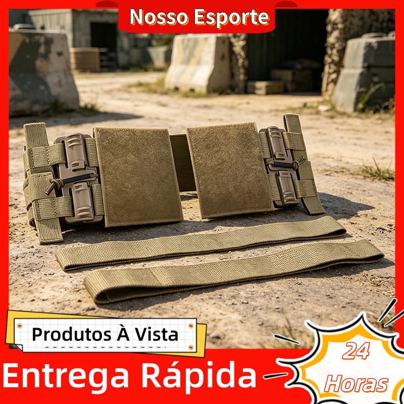 Conjunto De Fivela De Colete De Liberação Rápida Regata De Expansão Leve De Nylon , Molle De Remoção
