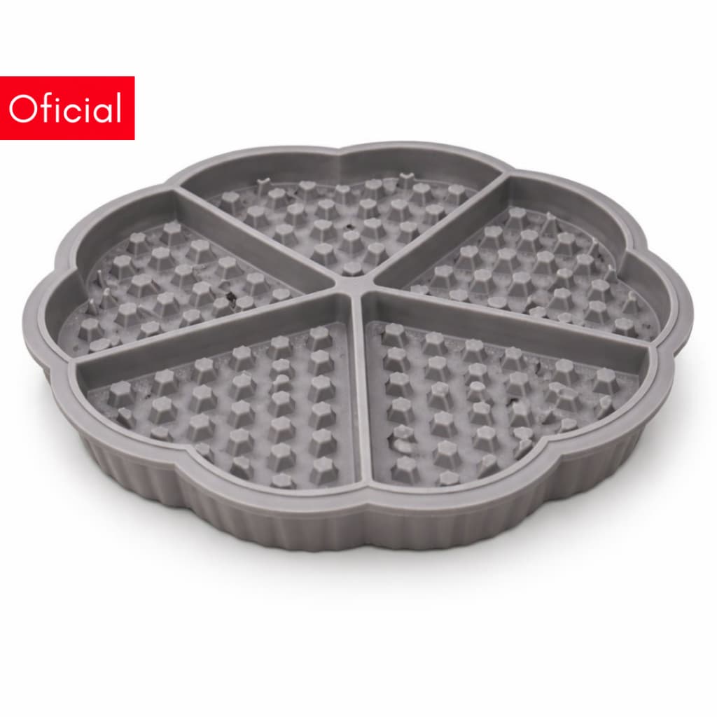Forma Silicone Waffle 5 Divisórias Panqueca Antiaderente BPA Free Airfryer Original
