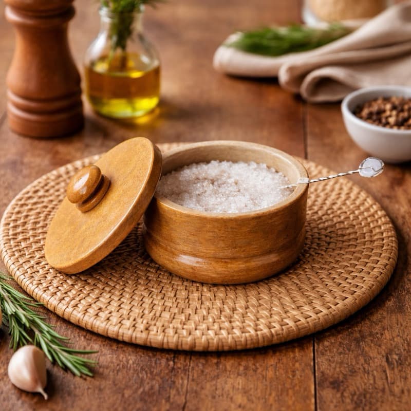 Pimenteira Ou Saleiro/Açucareiro De Pedra Sabão Natural Artesanal C/colherzinha