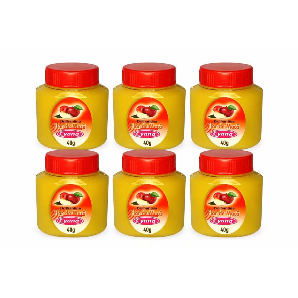 Brilhantina Umectante Maça ou Coco Kit com 12 unidades