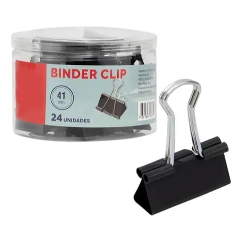 Blinder Clip Prendedor de Metal 15mm/25mm/41mm - Yins Paper