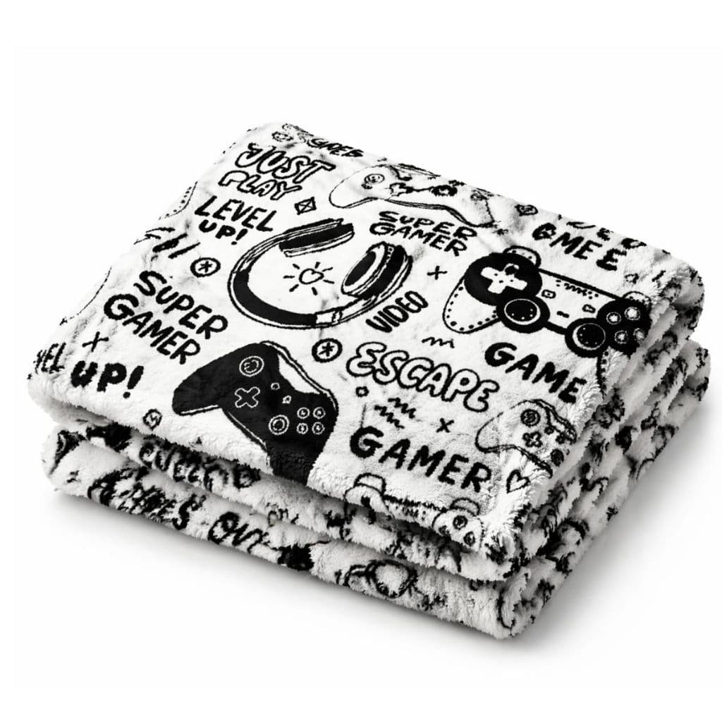 Manta Mantinha Cobertor Coberta Pequena Infantil Soft Microfibra Menino Passeio Viagem Gamer Macio