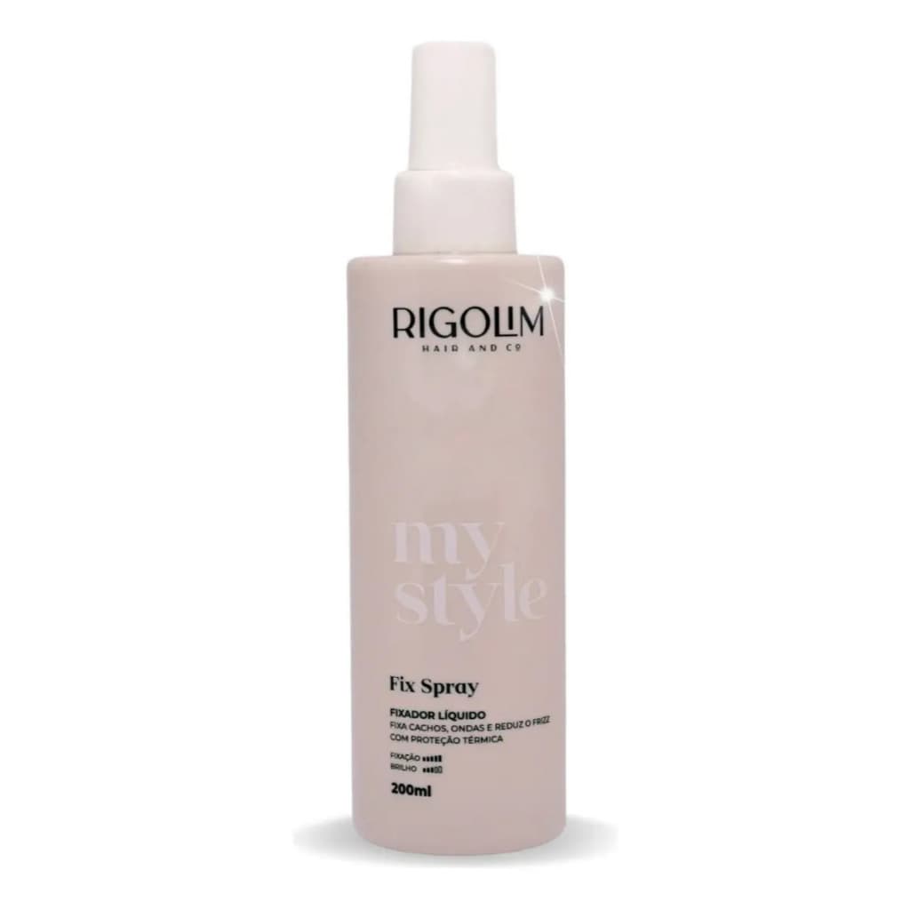 Fixador Líquido 2 Em 1 200ml  Profissional Fix Rigolim Hair & Co