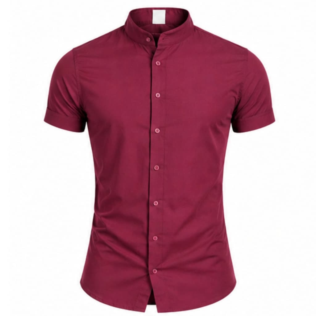 Camisa Social Gola Padre Masculina Slim Fit Premium Para Trabalho