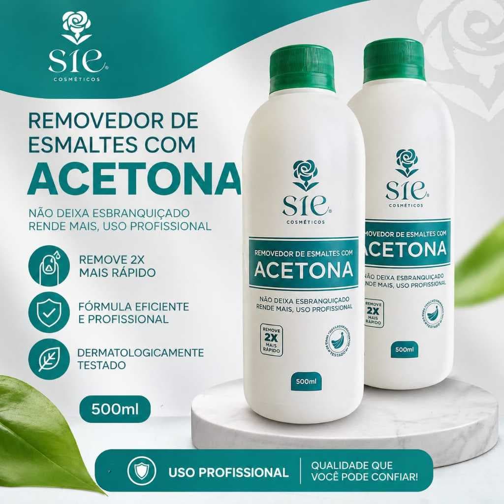 KIT 2 Removedores com Acetona Sie