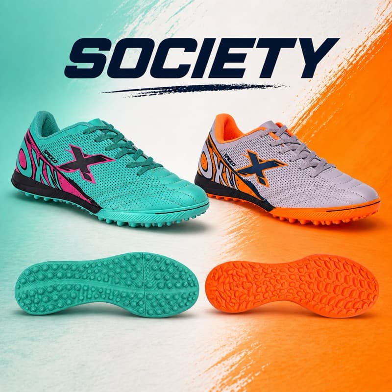 Linda Chuteira Society Oxn Speed 5 Adulto Original Resistente