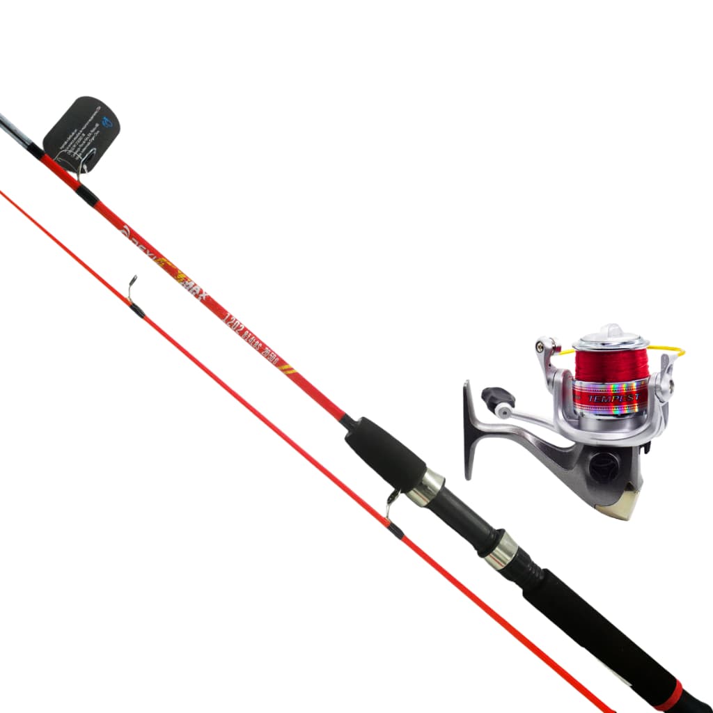 Kit Pesca Vara Fibra Vidro + Molinete 4000 6 Rolamentos
