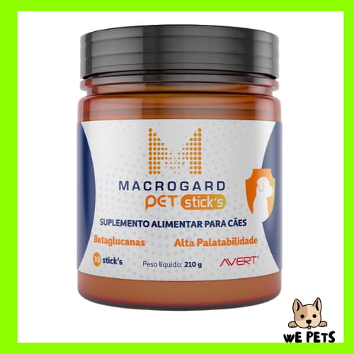 Suplemento Avert Macrogard Pet Sticks Avert Para Cães 30 unidades