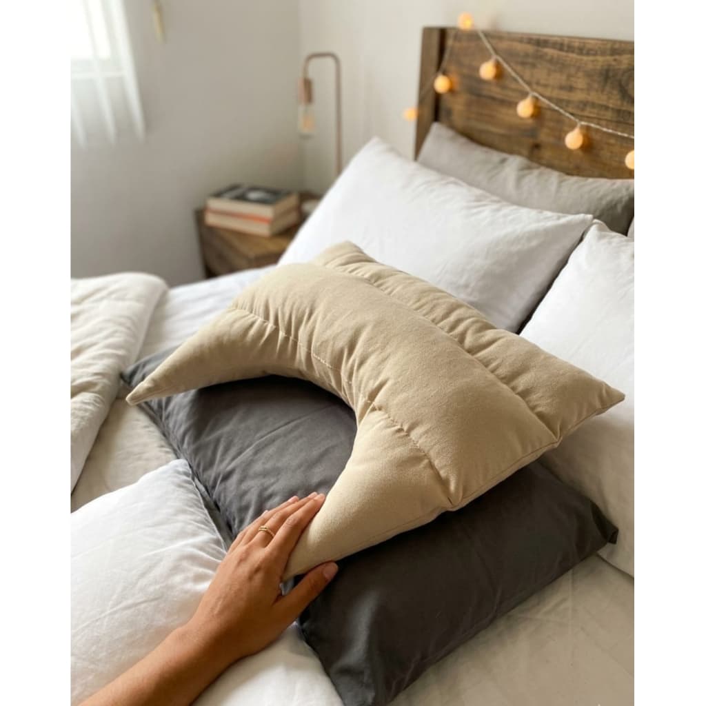 Almofada Suporte de Pescoço:Apoio Ergonômico Multiuso:Suporte Cervical,Perfeito P/ Ler Assistir e dormir
