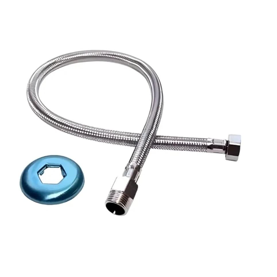Engate Flexível Trançado Inox 60cm