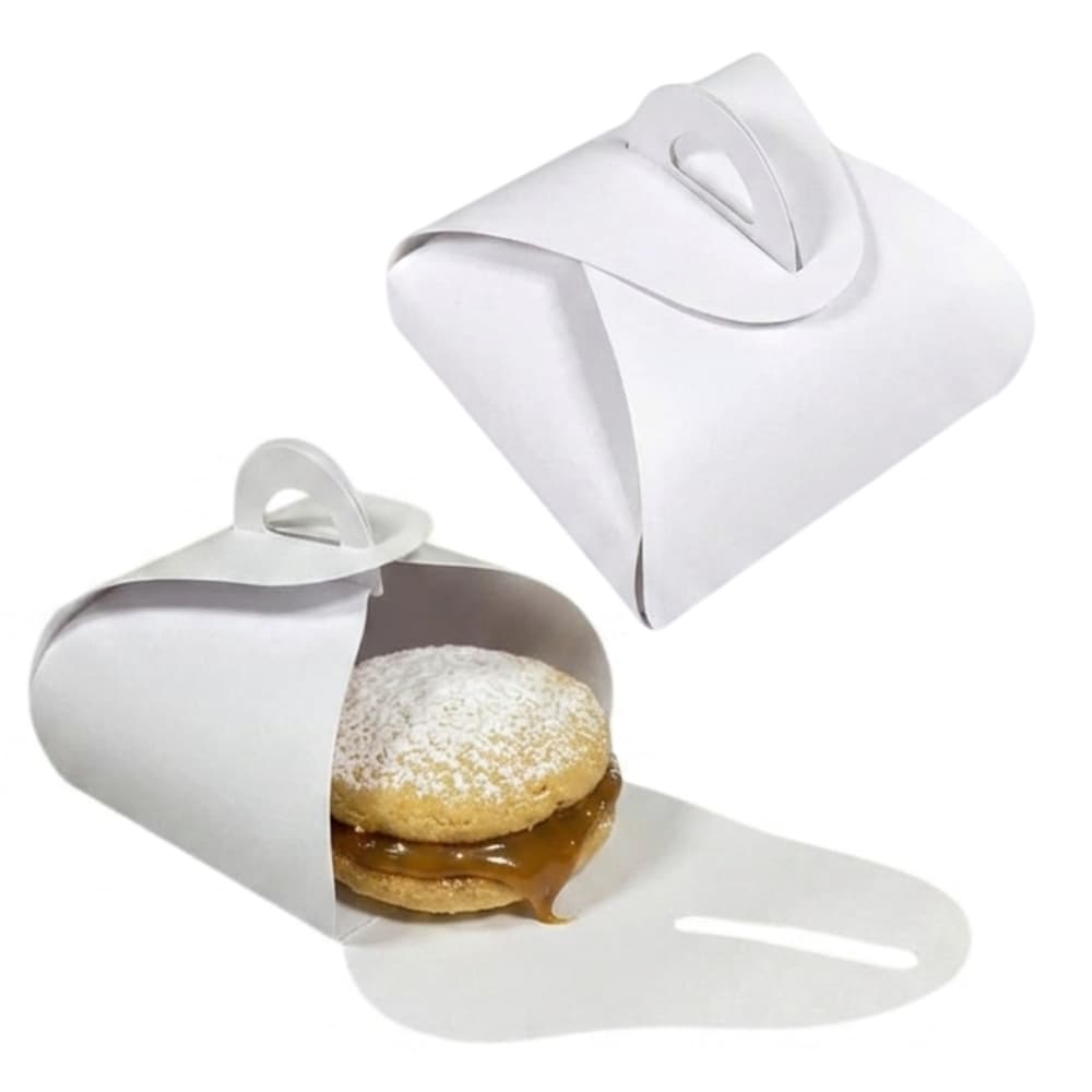 Embalagem Para Bem Casado Embalagem para Bombom Branca Kit 50 Unidades