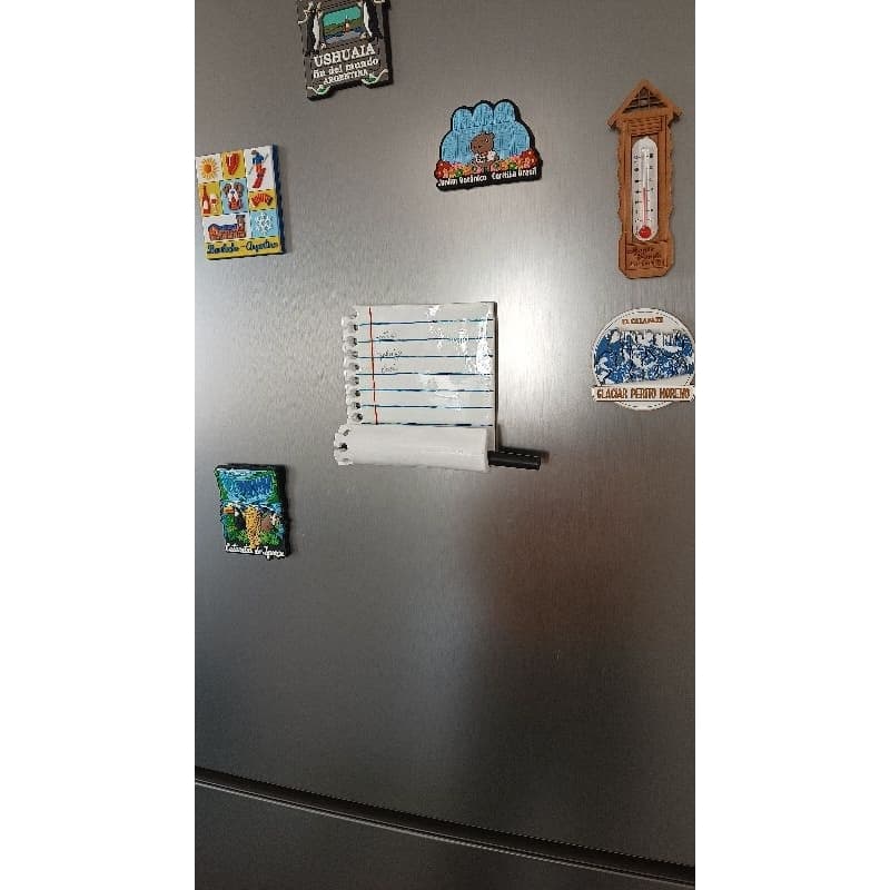 Bloco de Notas para Geladeira com Ímã | Lousa Reutilizável Decorativa | Porta Recados Aesthetic Artesanal