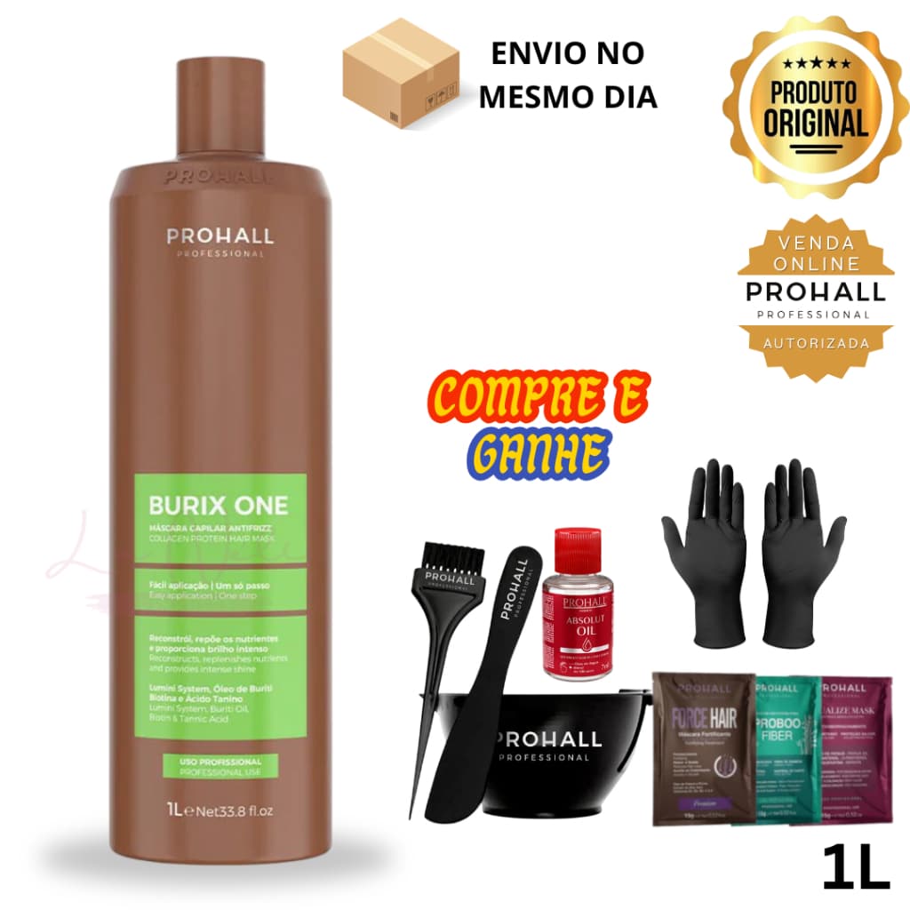 Burix One Progressiva Antifrizz Alinhamento Prohall 1L