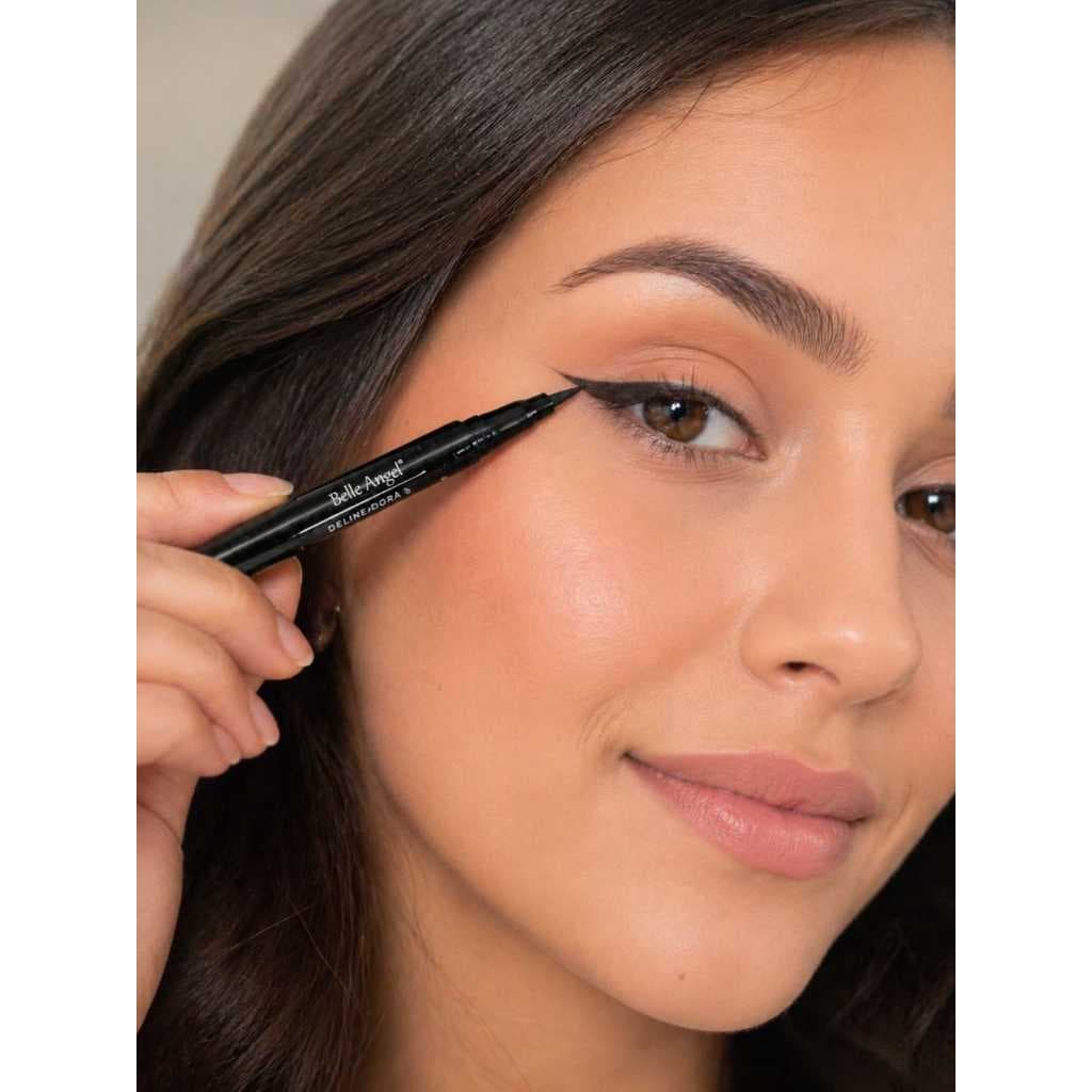 Belle Angel/Caneta Deliniadora/Alta pigmentaçao/traços fino e preciso/não borra facil/preto intenso