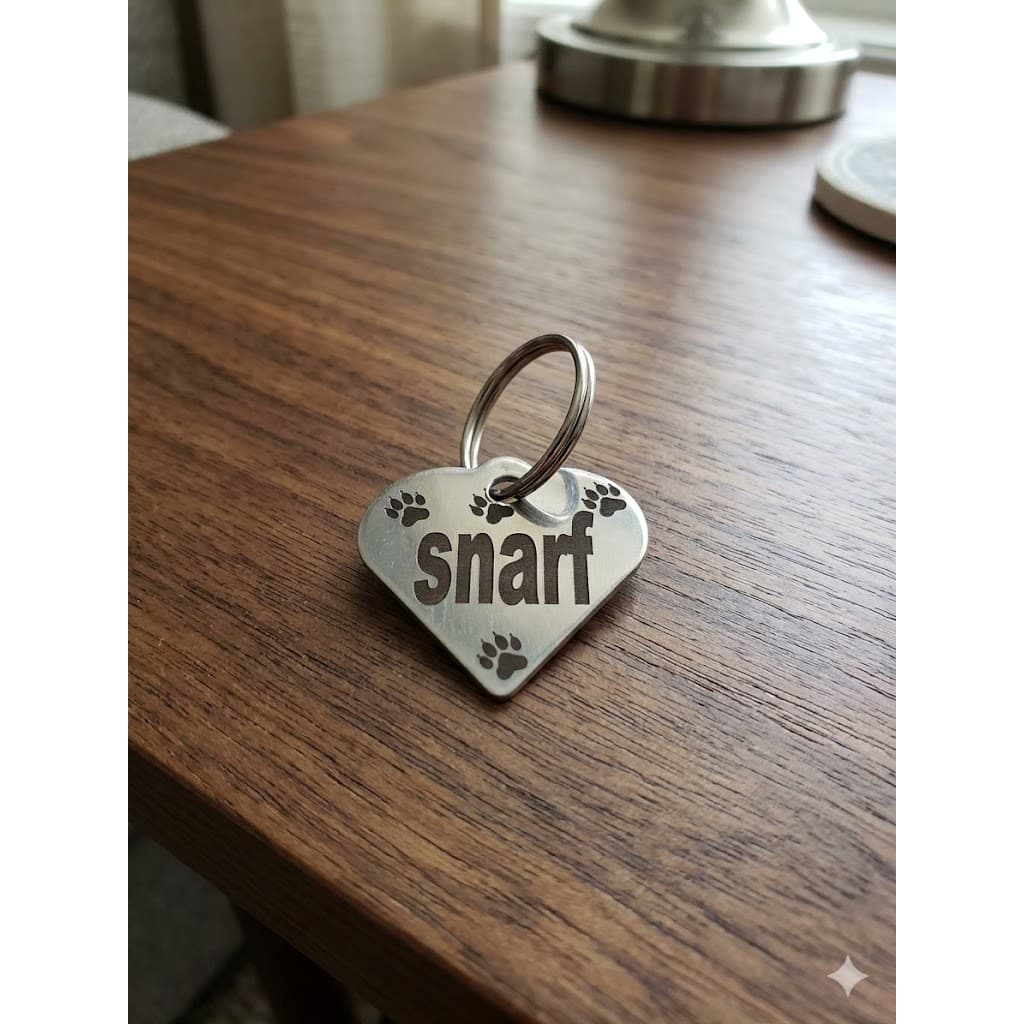 Plaquinha de identificação Pet Placa Pingente Personalizada para Cachorro Gato inox nao enferruja nao apaga alto relevo
