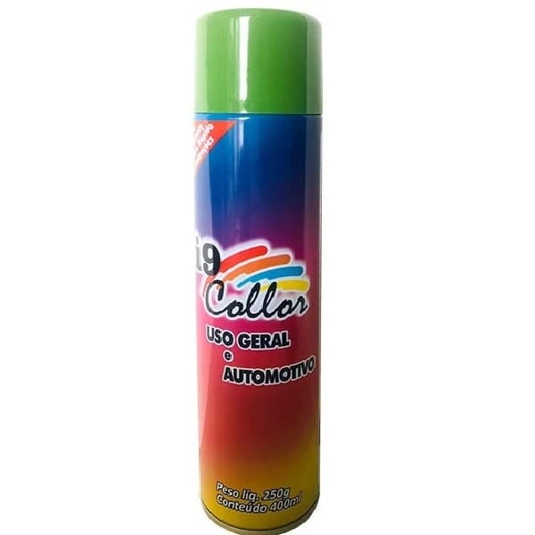 Tinta Spray Verde Motor 400ml uso geral e automotivo i9 Collor