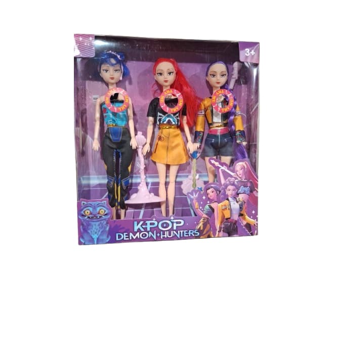 🌟 Kit 3 Bonecas K-Pop Articuladas – Estilo e Diversão! envio agora  brinquedo barato presente
