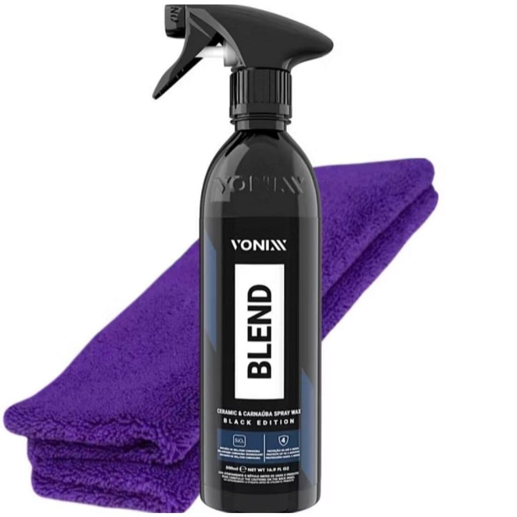 Cera Blend Black Spray Vonixx Carnaúba + Toalha Microfibra