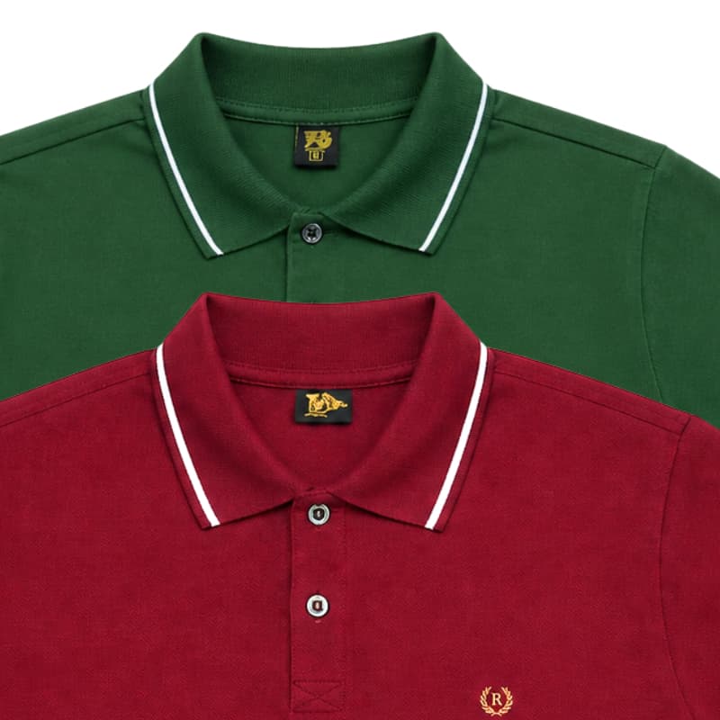 Kit 2 Camisa Gola polo Malha 100% Algodão Macia, Casual