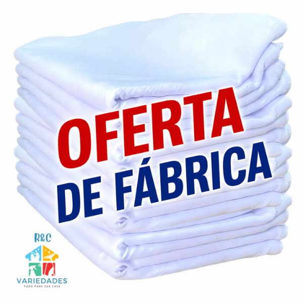 10 PANOS De Prato PÉ DE GALINHA BRANCO Macio Encorpado Pé De Galinha Atacado Envio Imediato