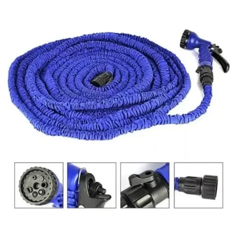 Mangueira Mágica Flexível Retratil 60m Irrigação Jardim Jato