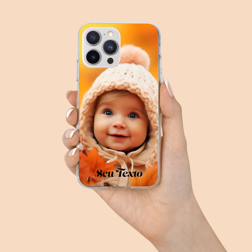 Capinha de Celular Personalizada com Foto para seu Iphone - Seu Bebê