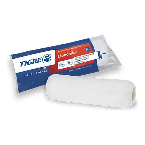 Rolo Pintura Tigre 1312 23cm Para Parede Original