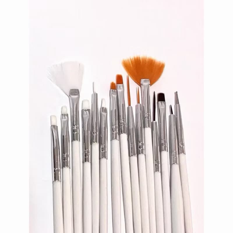Kit Pincéis Nail Art para Unha de Gel – Precisão para Decoração, Alongamento e Detalhes
