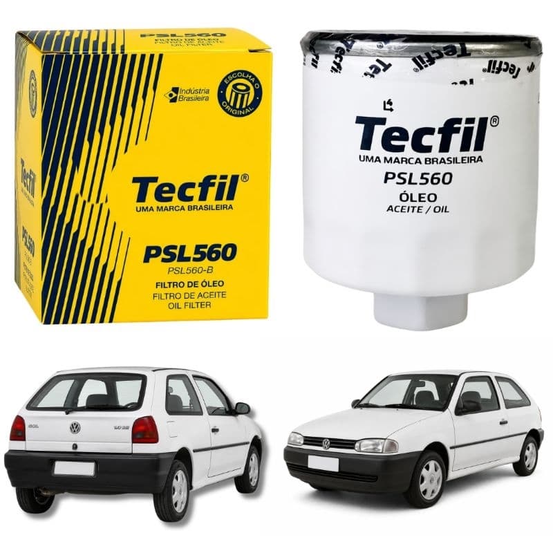 Filtro Óleo Tecfil PSL560 Gol G2 1.0 Mi 8V 16V 1997 1998 1999