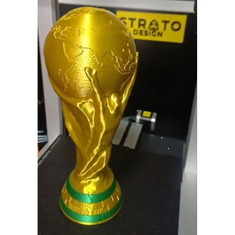 Taça Troféu Fifa Copa Do Mundo 2026 Dourada e Verde 30 cm Brasil Futebol  Coleção World Cup  Campeão