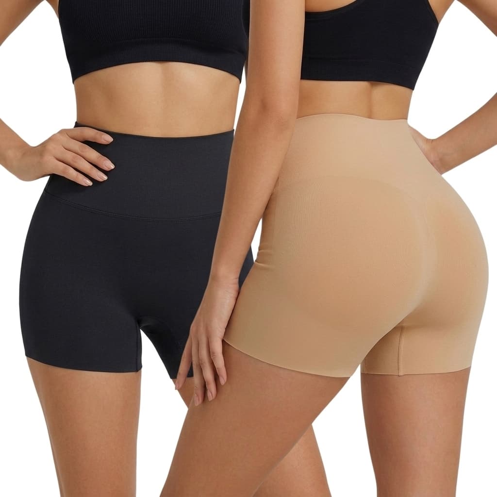 Calcinha Segunda Pele Shorts Sem Costura Anágua Boxer Modela Emagrece Alta Bundex Bermuda Calçola Vestido Levanta Bumbum