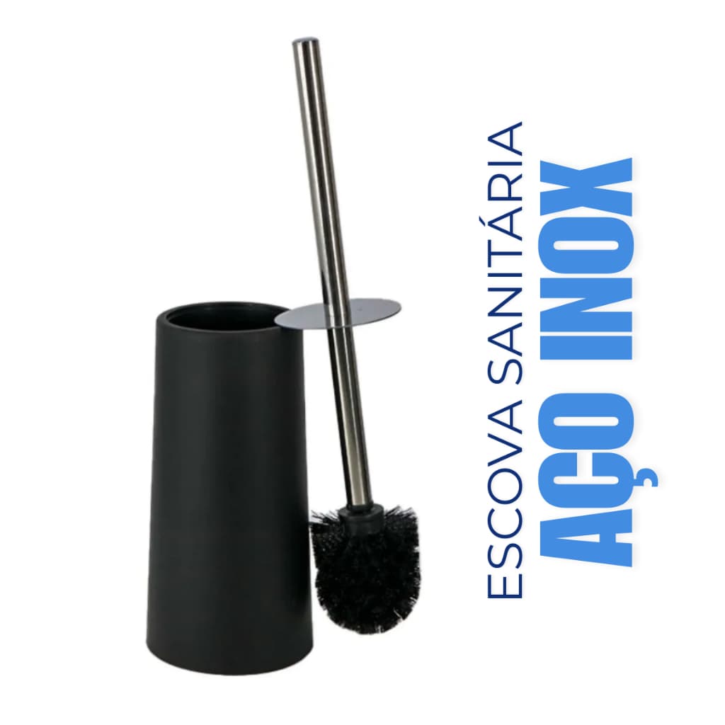 Escova Sanitária com Suporte Higienização de Vaso Privada