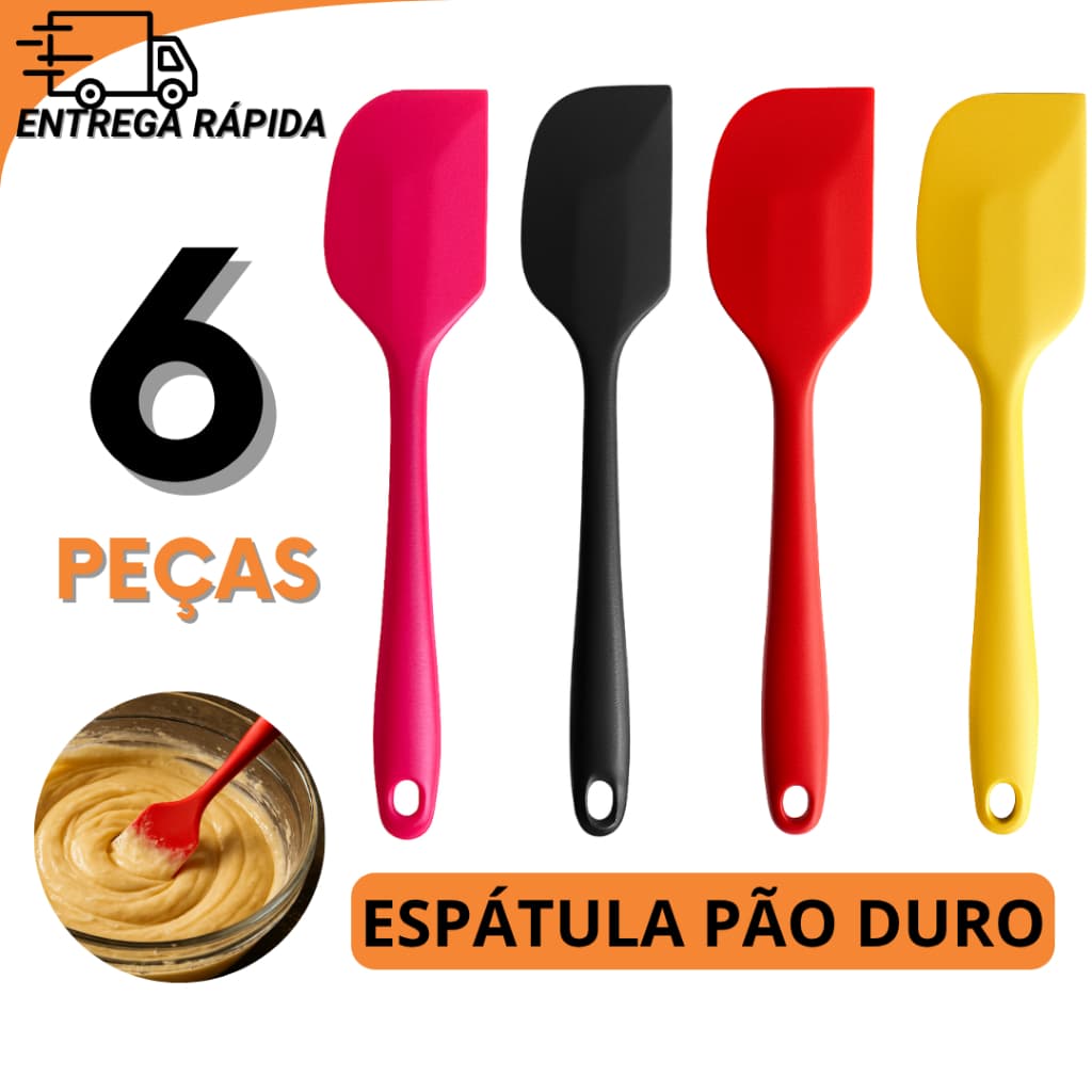 Espátula Pão Duro De Silicone Cozinha Prática Para Confeitaria Doces Panificação
