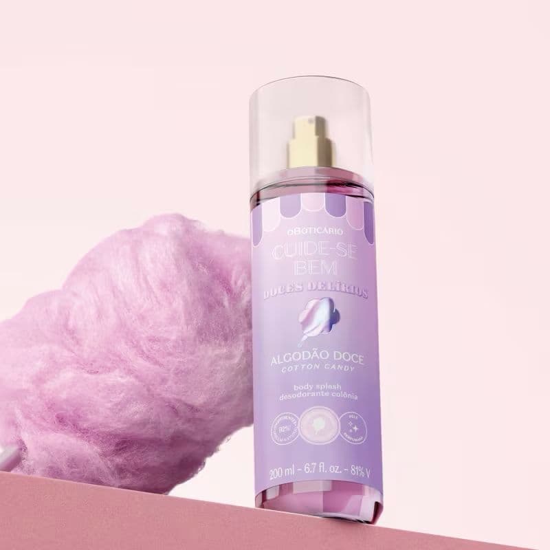 Bory Splash Algodão Doce Delírios 100ml