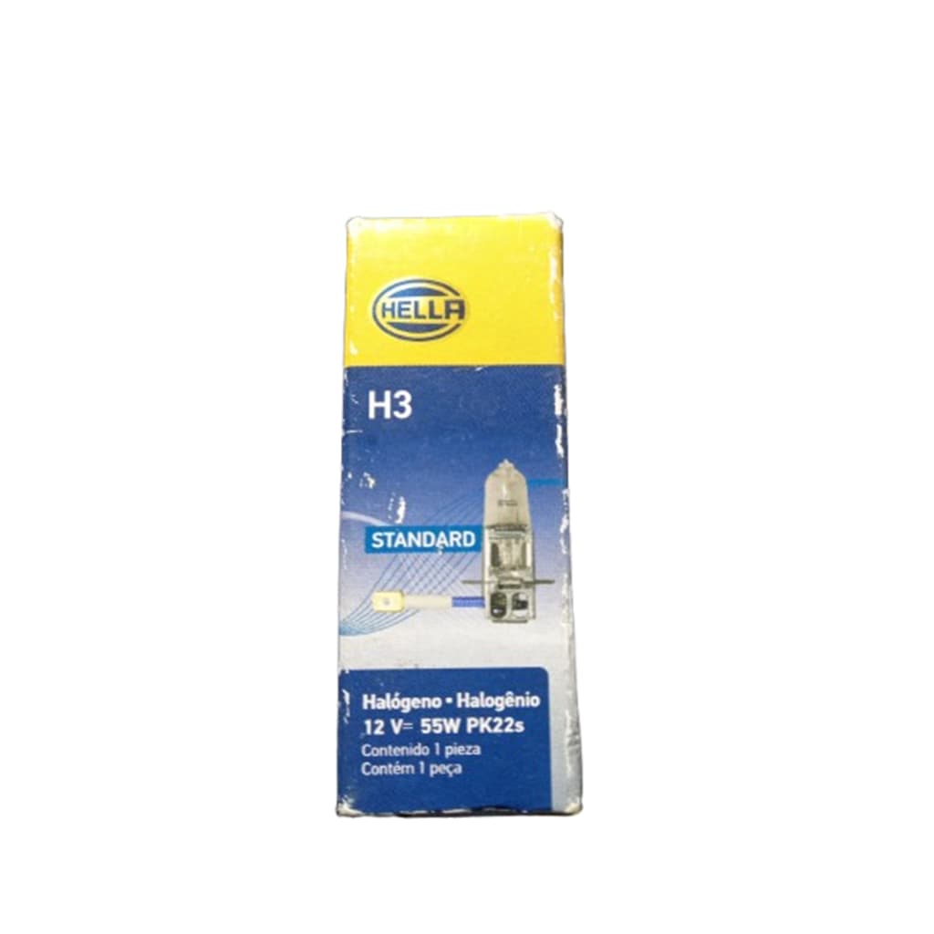 Lâmpada H3 Halógena Pk22s 55w 12v - Hella