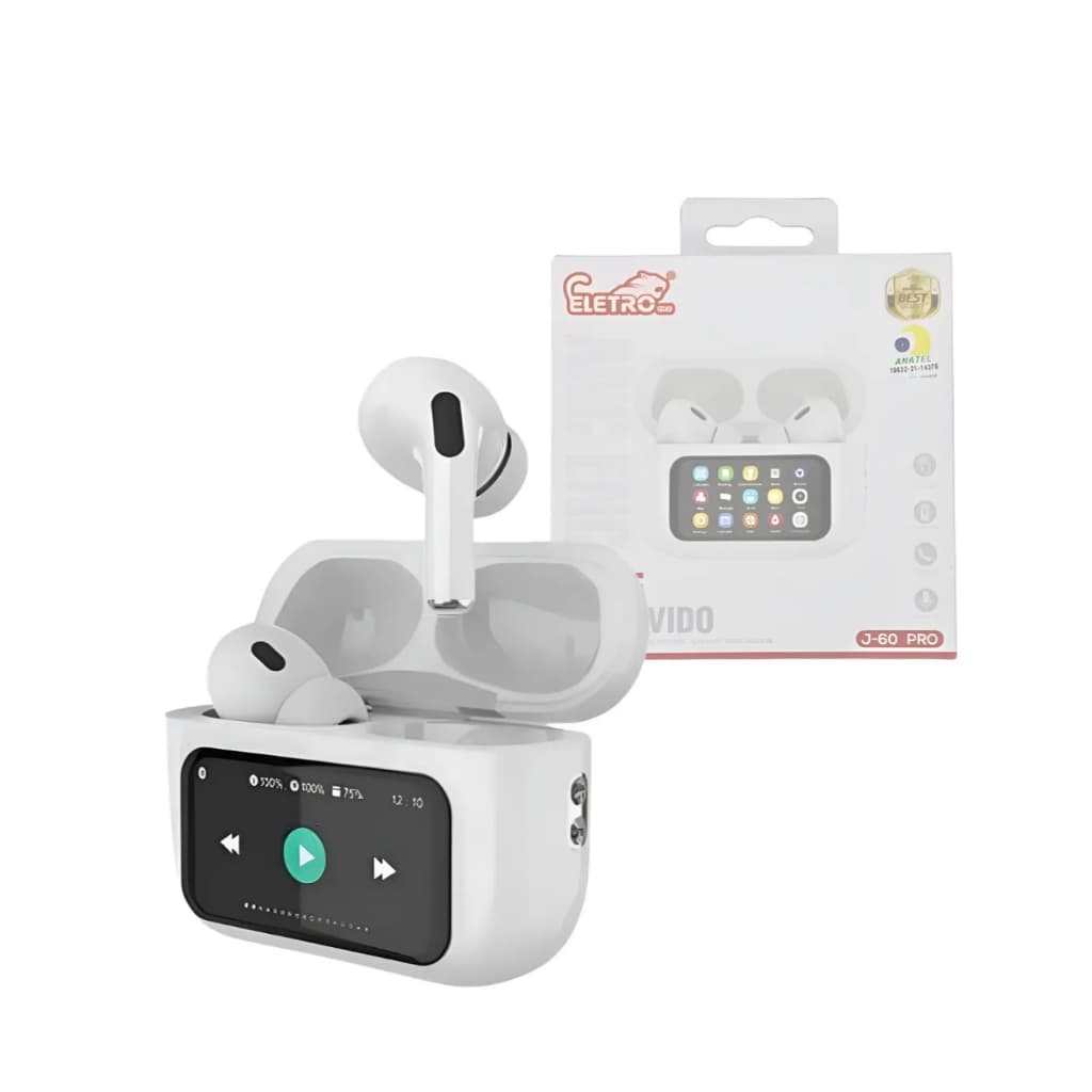 Fone Bluetooth J60 Pro Sem Fio Touch Graves Fortes Android iPhone
