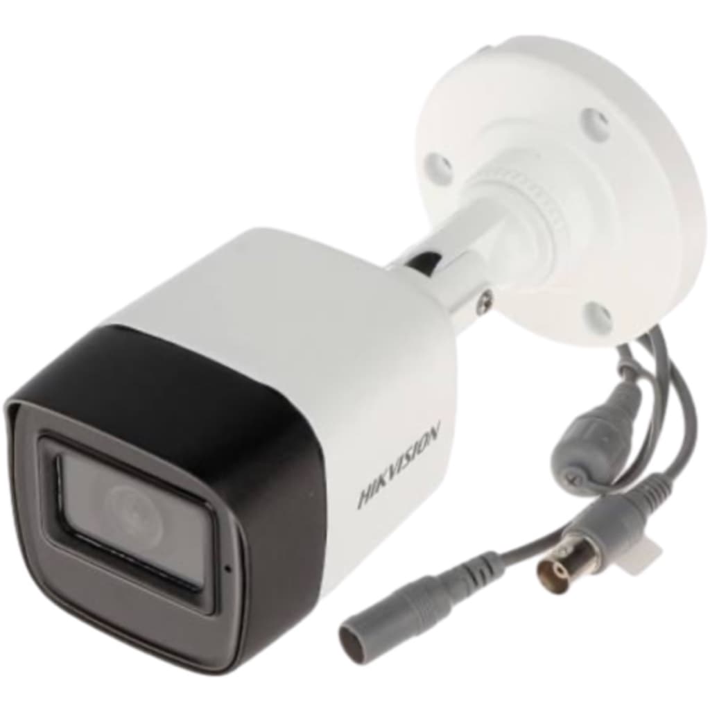 Câmera Hd Com Áudio Bullet Mini Ds-2ce16h0t-itpfs 5mp 2.8mm