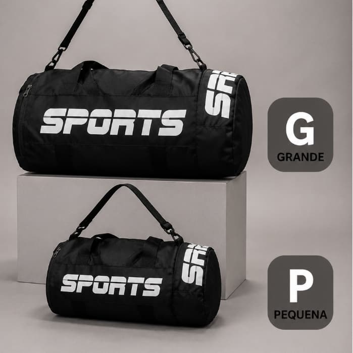 Bolsa P ou G Esportiva Academia Treino Futebol Lazer Viagem