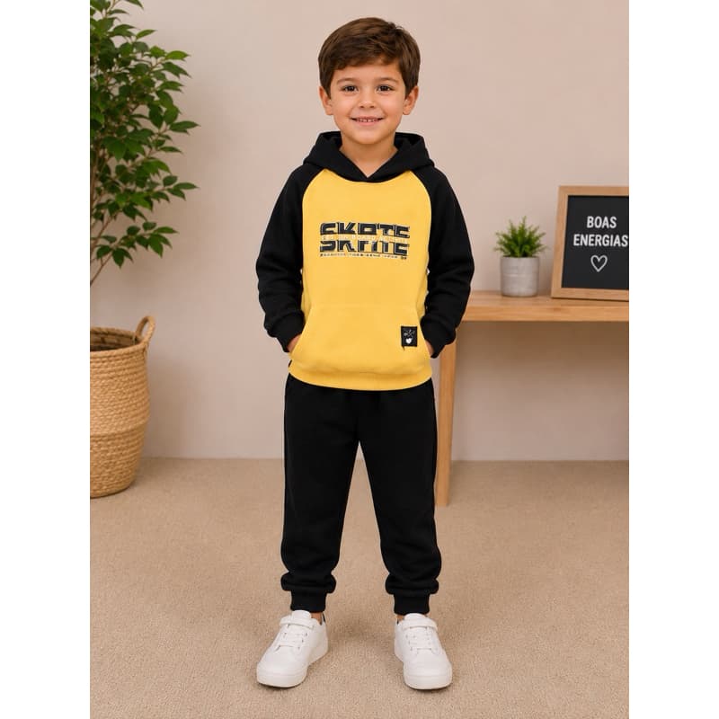 Conjunto Infantil Masculino Moletom Skate Tam 6