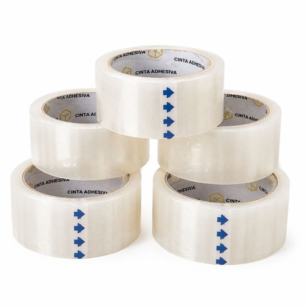 Fita Adesiva Transparente 45mm x 50m Alta Resistência Para Embalagem E-commerce e Logística