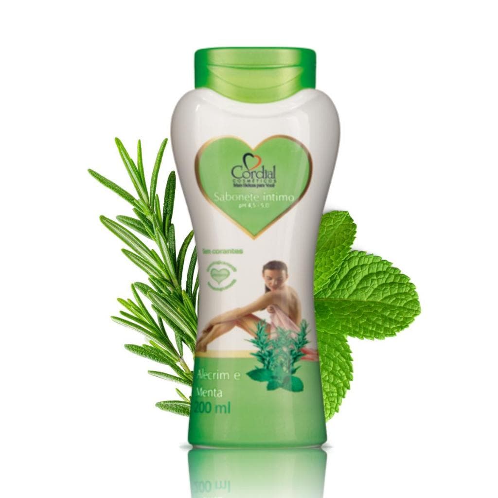 Sabonete Íntimo Alecrim e Menta 200ml | Cordial Cosméticos | Frescor e Proteção Diária