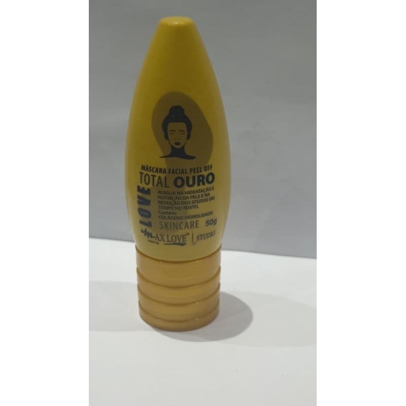 Máscara Facial Peel Off Total Ouro Max Love – Skincare 50g
