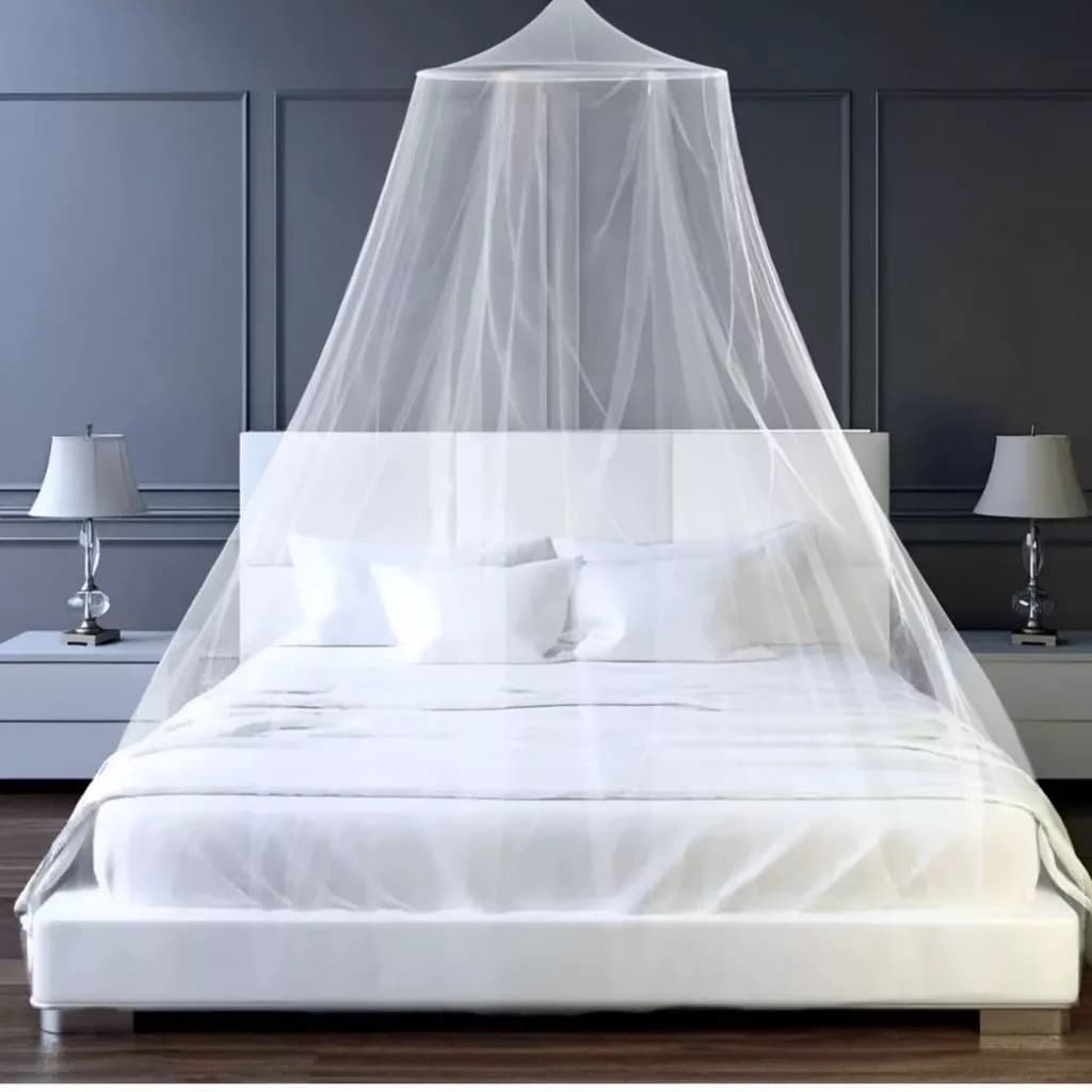Mosquiteiro Casal Volta ao Mundo com Renda Fechadinho | Proteção Total contra Mosquitos Promoção
